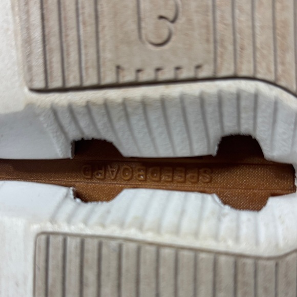 On Running Women's White and Tan Sneakers - Picture 14 of 16